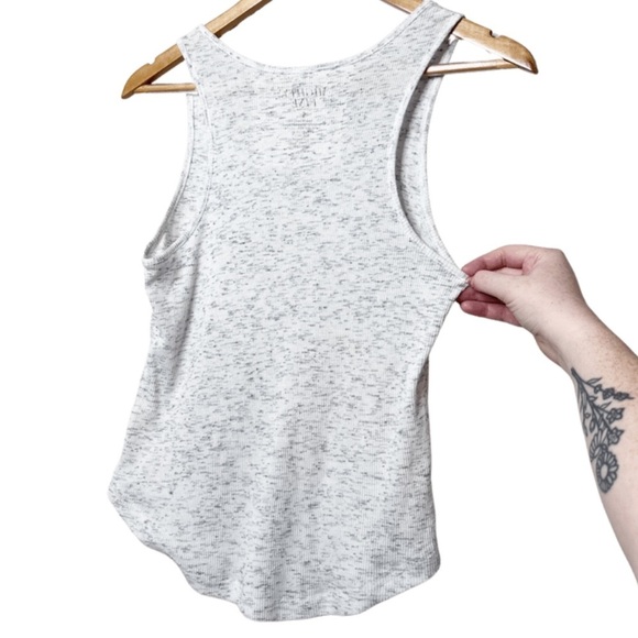 Mighty Fine Women's Gray Heathered Tank Top Wild and Free Graphic Print Size S - Picture 9 of 13